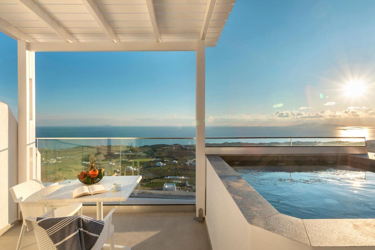 La Estrella 4 Suites With Sea View & 4 Prive Hot Tub Vourvoulos Экстерьер фото